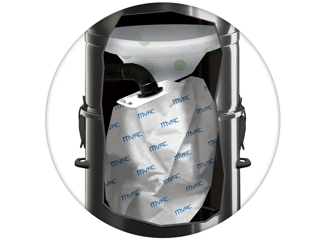 Central vacuum M95 and on/off attachments kit - Hose 35 ft. (10.67 m) with or without hose cover - SamVac Plus