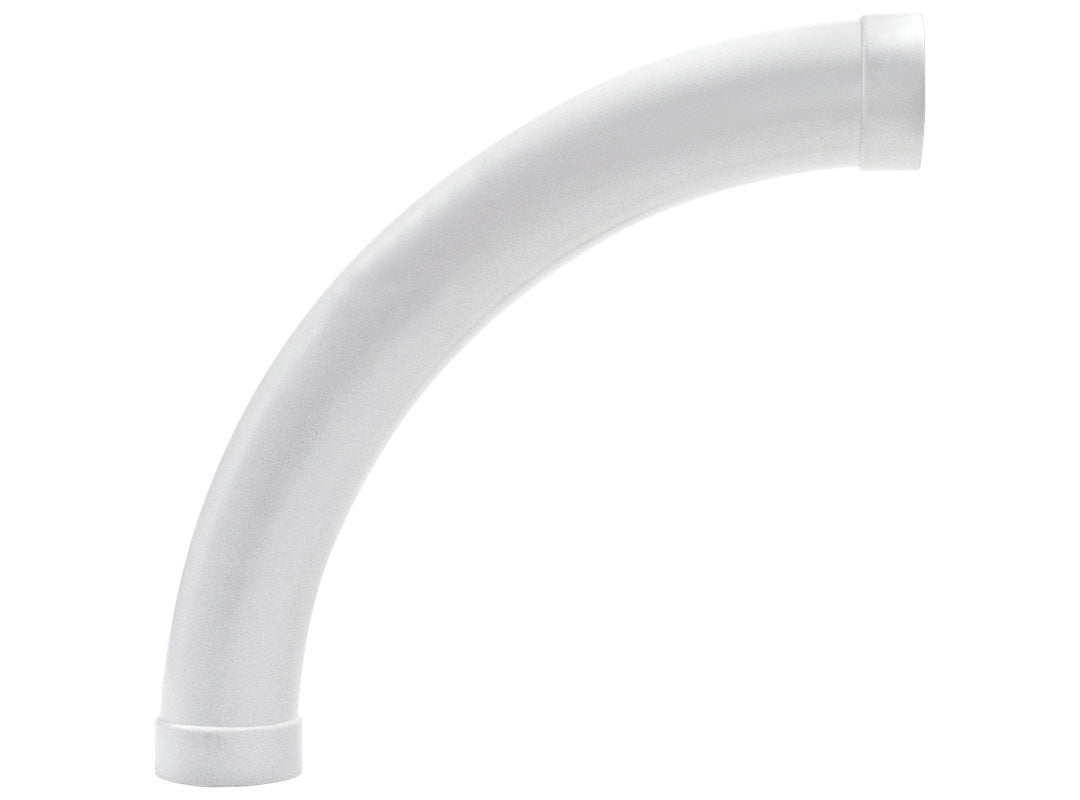 Elbow PVC SWEEP pipe fitting for Retraflex retractable hose - 90° - Very long-radius