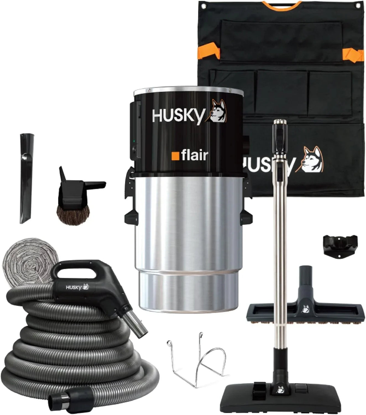 Husky Flair Central Vacuum System with Accessory Kit - SamVac Plus
