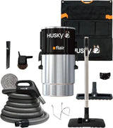 Husky Flair Central Vacuum System with Accessory Kit - SamVac Plus