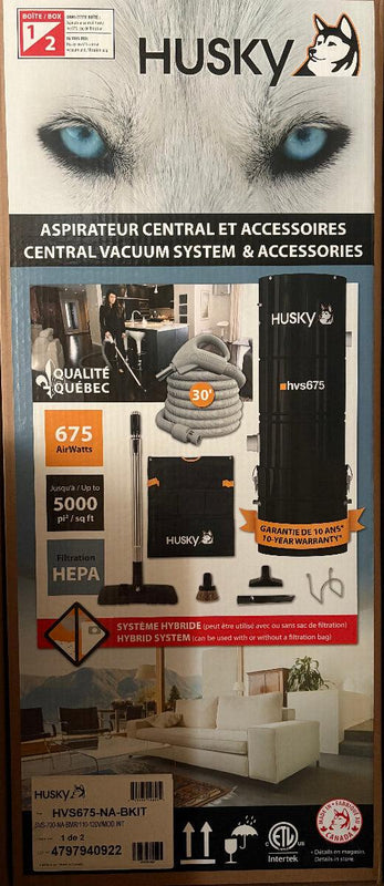 HVS675 Husky with hose kit. - SamVac Plus