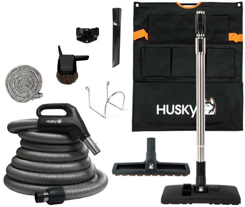 Husky Flair Central Vacuum System with Accessory Kit - SamVac Plus