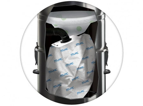 Central vacuum M95 and Retraflex attachments kit with 2 inlets - With hose cover - SamVac Plus