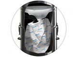 Central vacuum M95 and Retraflex attachments kit with 2 inlets - With hose cover - SamVac Plus
