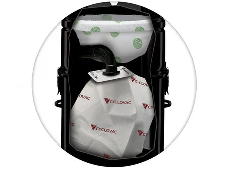 Central vacuum HD925 hybrid with 1 Retraflex retractable hose inlet including attachments and the installation kit - Softtouch hose - SamVac Plus