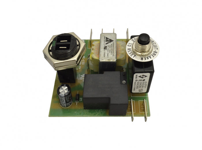 Carte de circuit – 15 A 120 V avec relais et disjoncteur de réinitialisation