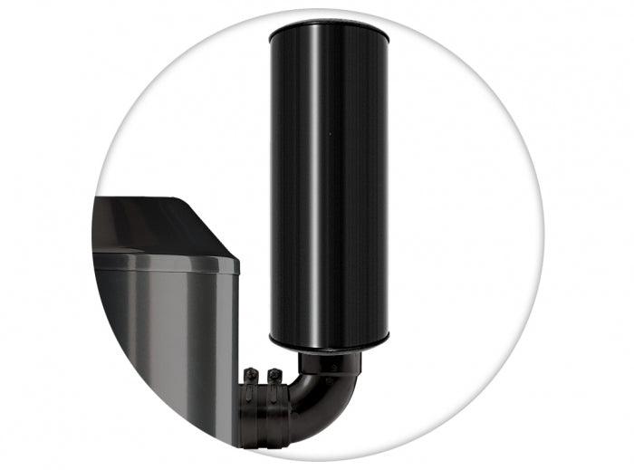 Central vacuum M95 and Retraflex attachments kit with 2 inlets - With hose cover - SamVac Plus