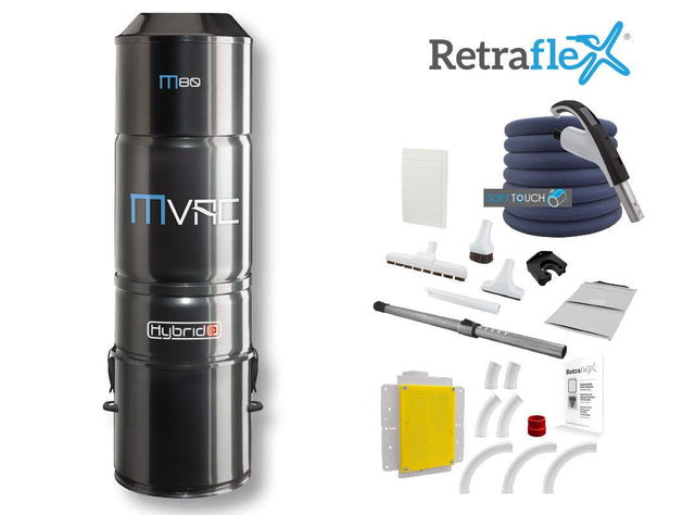 Central vacuum M80 and Retraflex attachments kit - SamVac Plus