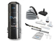 Central vacuum M95 with bag and electric attachments kit - Hose 35 ft. (10.67 m) - SamVac Plus