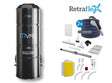 Central vacuum M95 and Retraflex attachments kit with 2 inlets - With hose cover - SamVac Plus